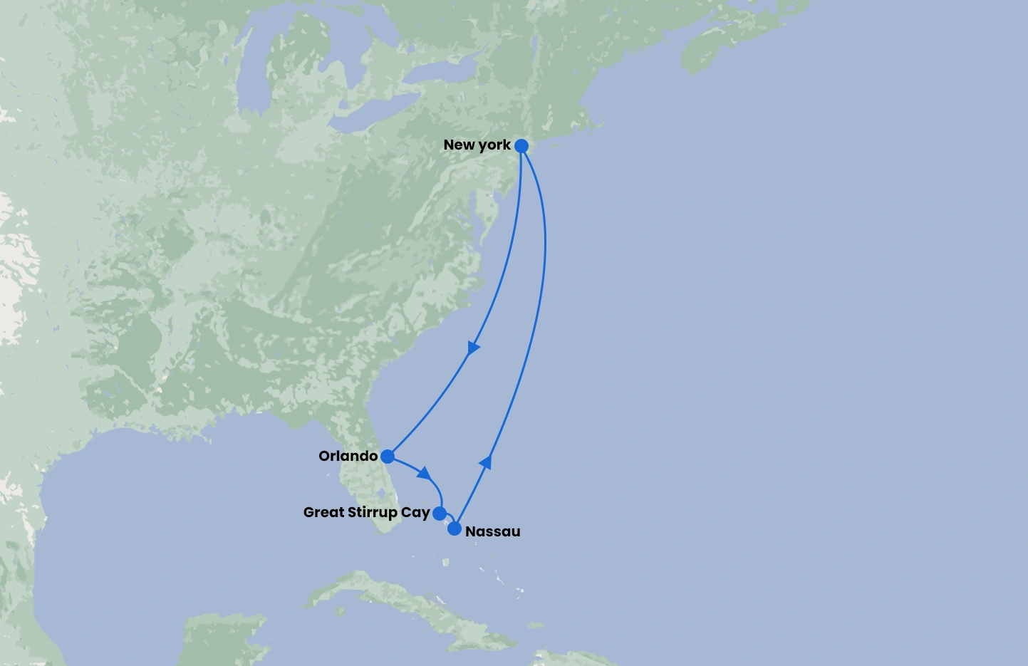 New York City, Bahamas & with Norwegian Bliss for 12 Nights